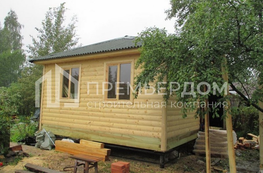 Фото со стройплощадок - Баня по проекту Б-19