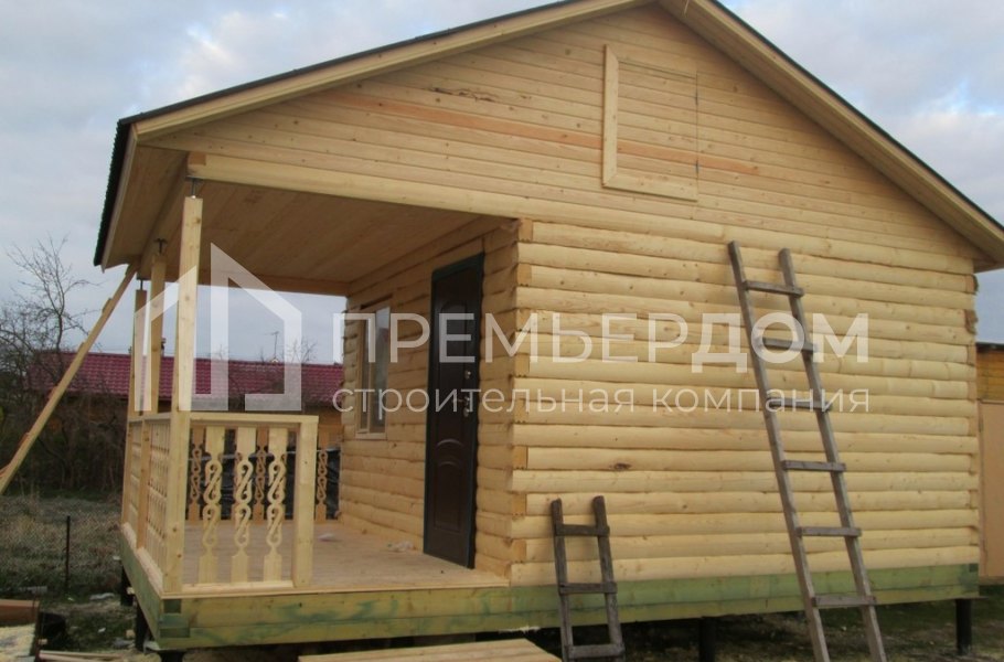 Фото со стройплощадок - Баня по проекту Б-2