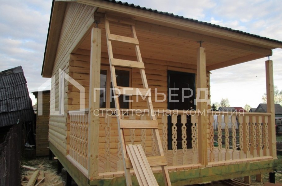 Фото со стройплощадок - Баня по проекту Б-2