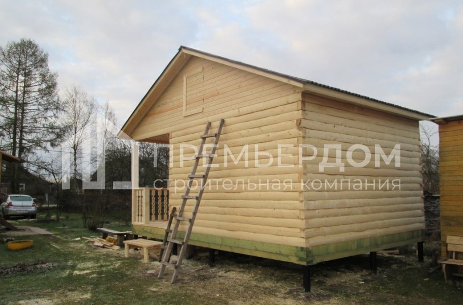 Фото со стройплощадок - Баня по проекту Б-2