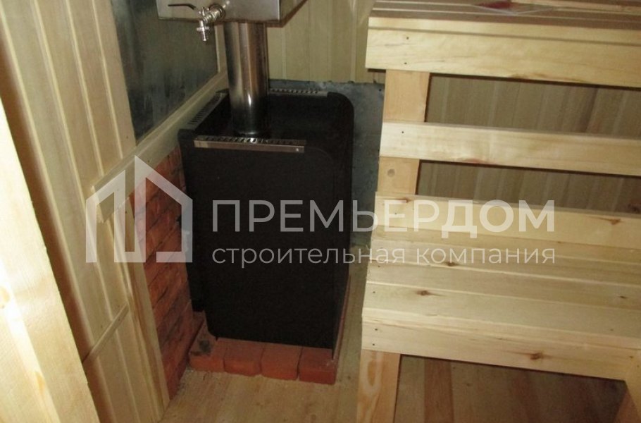 Фото со стройплощадок - Баня по проекту Б-16