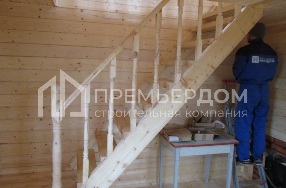 Фото со стройплощадок - Баня по проекту Б-16