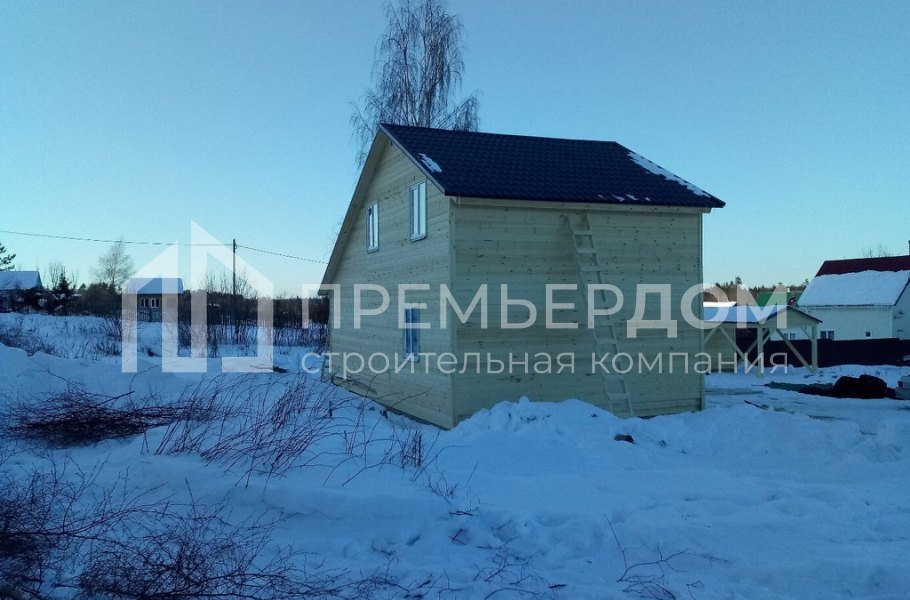 Фото со стройплощадок - Каркасный дом 6х10 м.