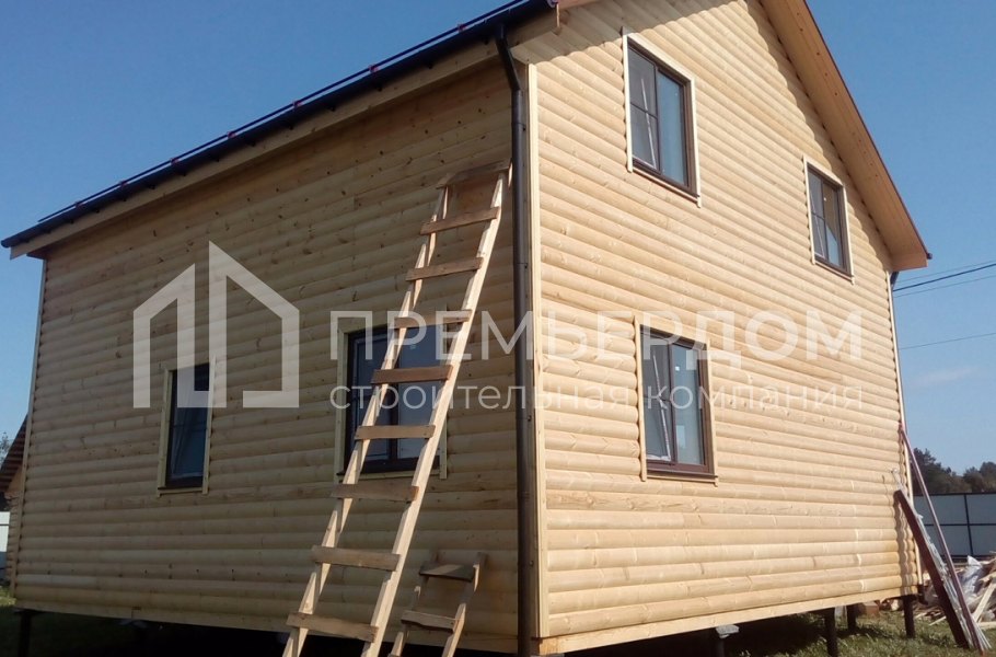 Фото со стройплощадок - Каркасный дом 8x9 м.