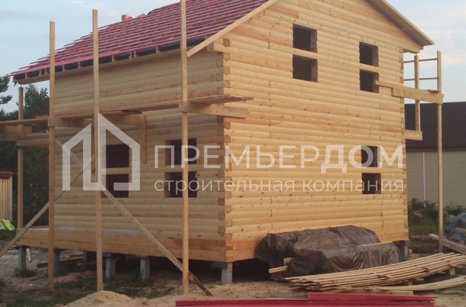 Фото со стройплощадок - Дом по проекту Д-120