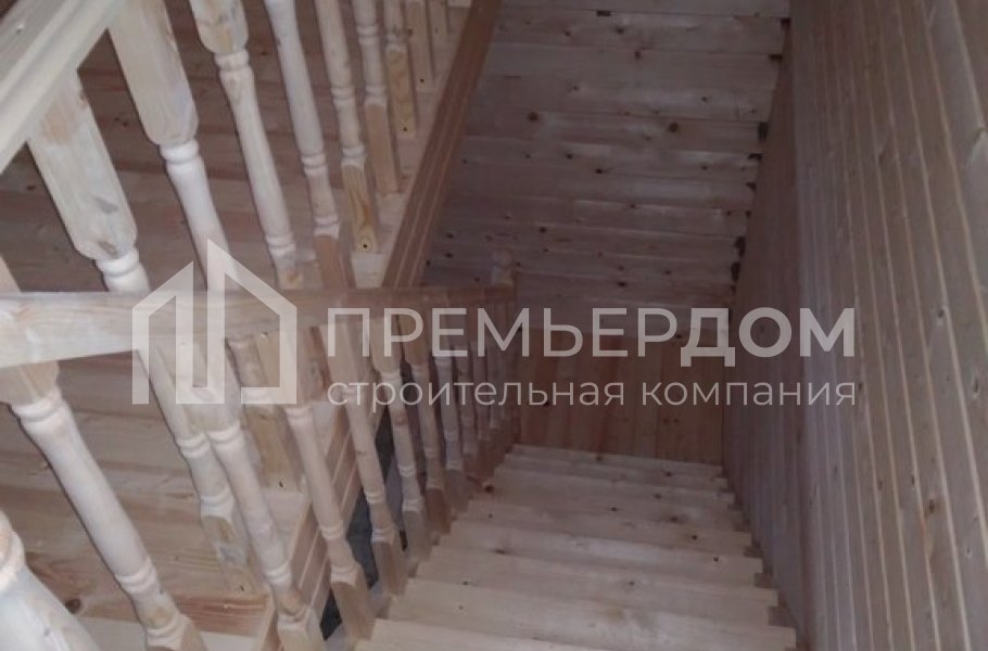 Фото со стройплощадок - Баня из бруса 6х8 м.