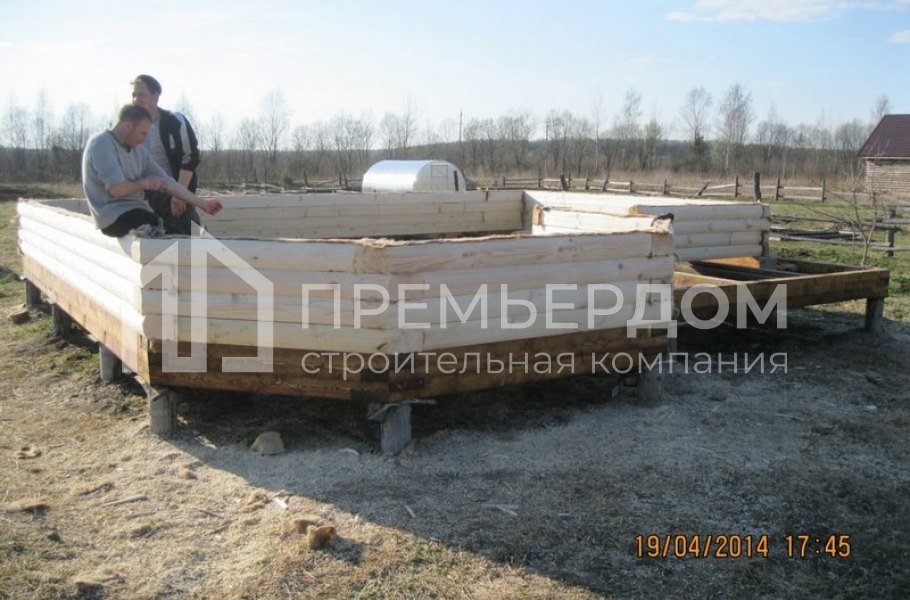 Фото со стройплощадок - Дом по проекту Д-22