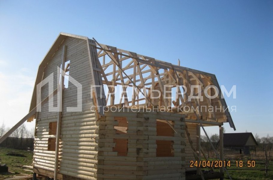 Фото со стройплощадок - Дом по проекту Д-22