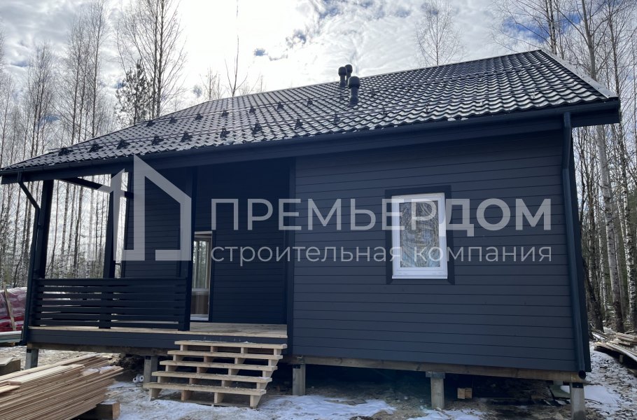 Фото со стройплощадок - Каркасный дом 9,5х10,5 м.