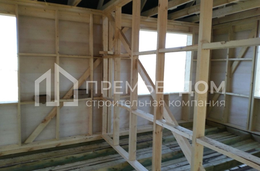 Фото со стройплощадок - Дом по проекту К-62