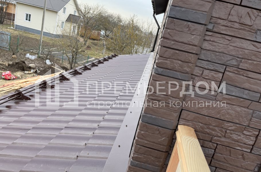 Фото со стройплощадок - Каркасный дом 10,5х11 м.