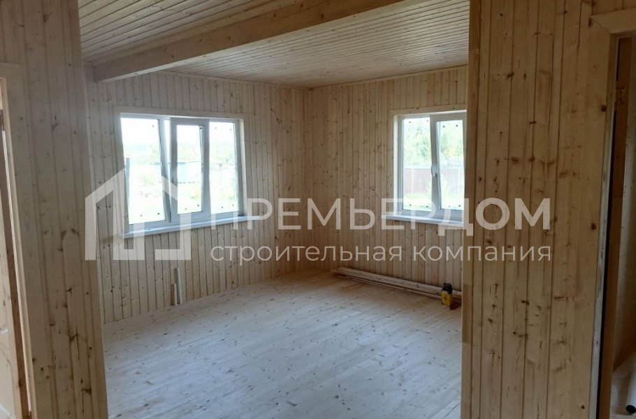 Фото со стройплощадок - Каркасный дом 8х11 м.