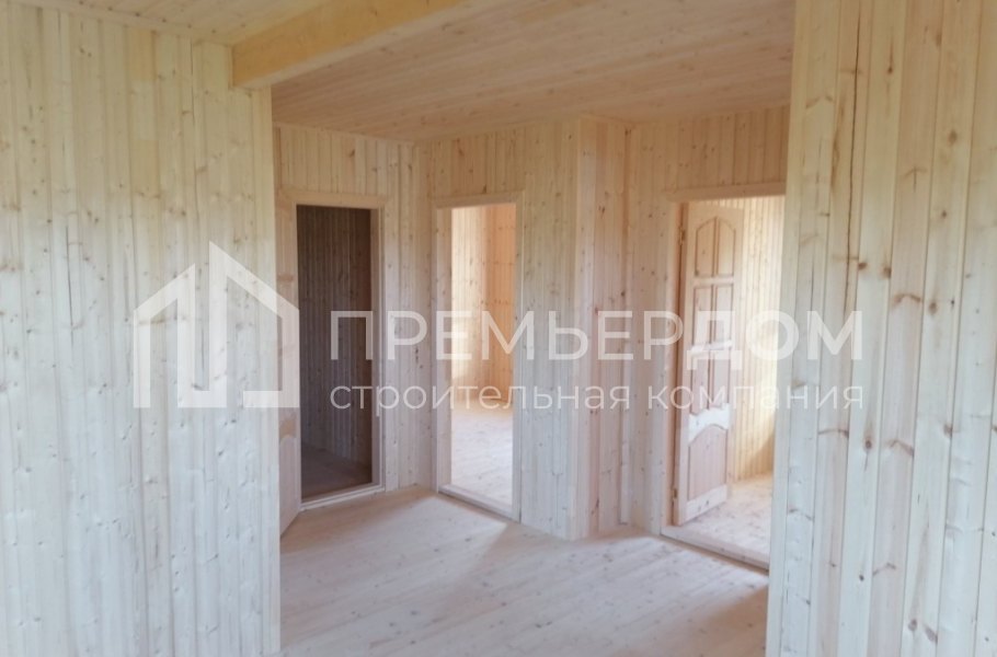 Фото со стройплощадок - Каркасный дом 8х11 м.