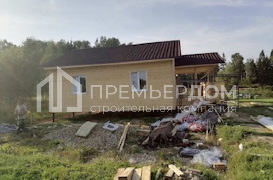 Фото со стройплощадок - Каркасный дом 8х11 м.