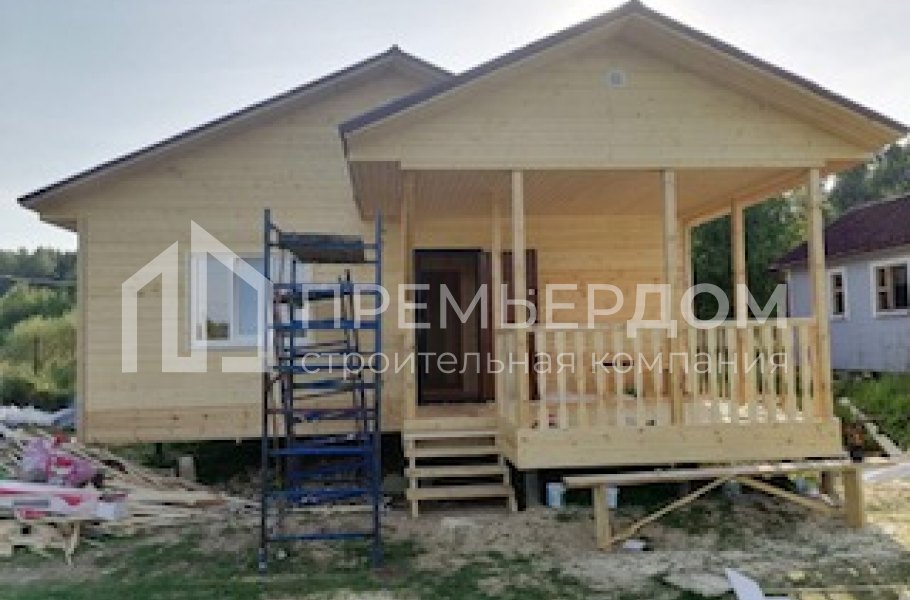 Фото со стройплощадок - Каркасный дом 8х11 м.