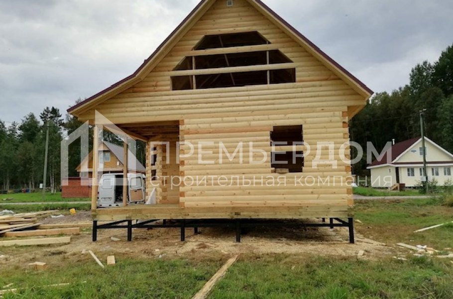 Фото со стройплощадок - Дом по проекту Д-47