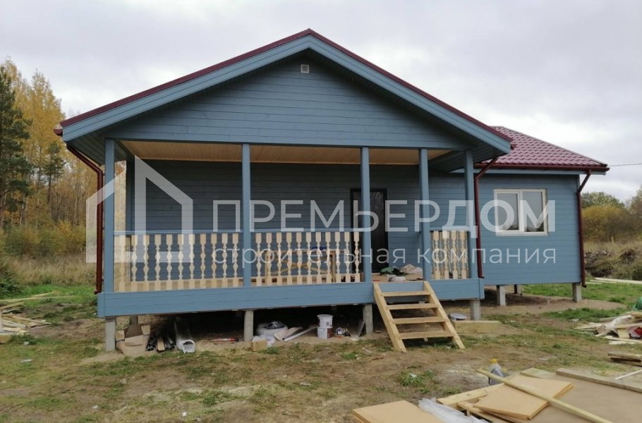 Фото со стройплощадок - Каркасный дом 10.5х11.5 м.