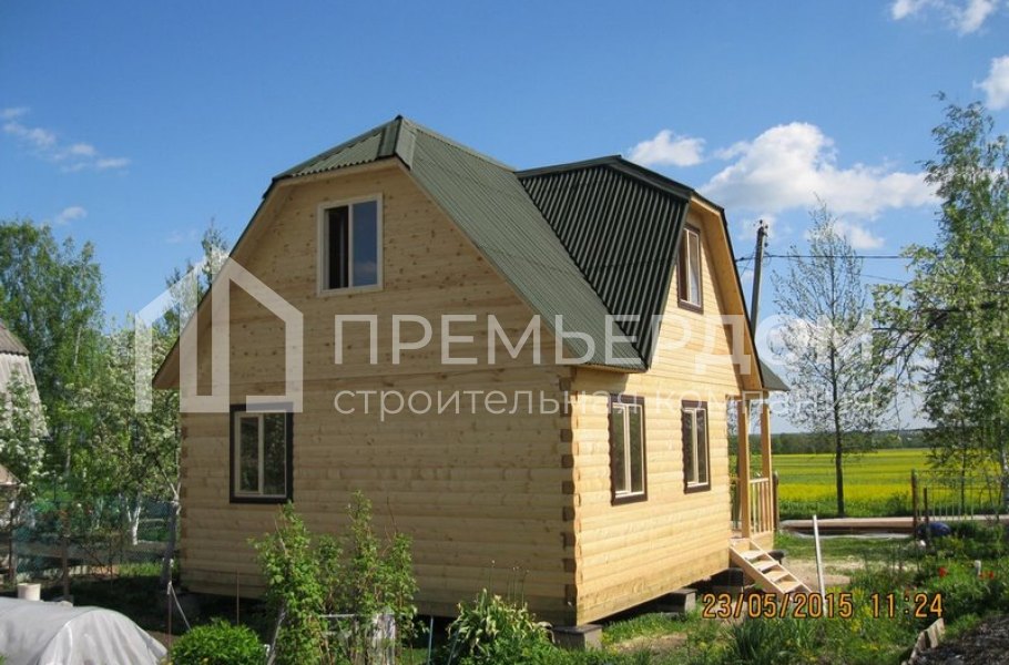 Фото со стройплощадок - Дом по проекту Д-3