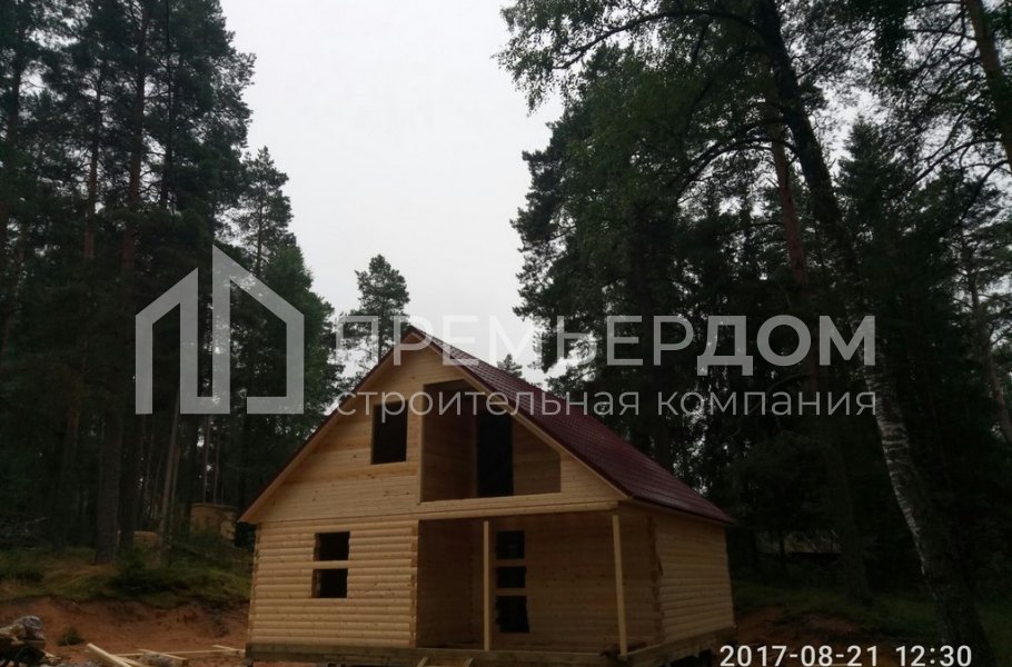 Фото со стройплощадок - Дом по проекту Д-62