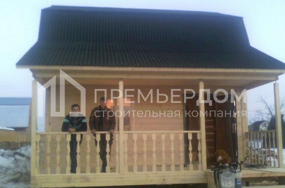 Фото со стройплощадок - Дом по проекту Д-13