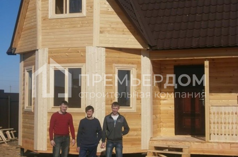 Фото со стройплощадок - Дом по проекту Д-37