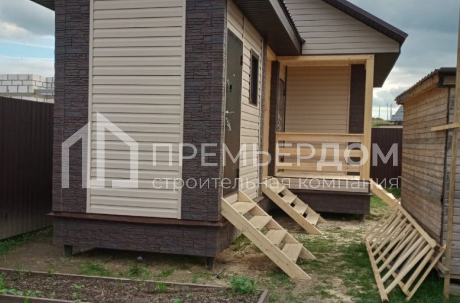 Фото со стройплощадок - Каркасная баня 4х10,5 м.