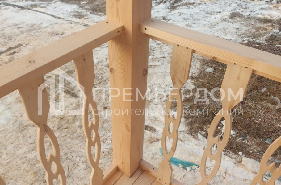 Фото со стройплощадок - Каркасный дом 8х8 м.