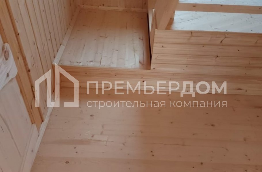 Фото со стройплощадок - Каркасный дом 8х8 м.