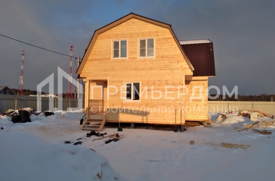 Фото со стройплощадок - Дом по проекту К-123