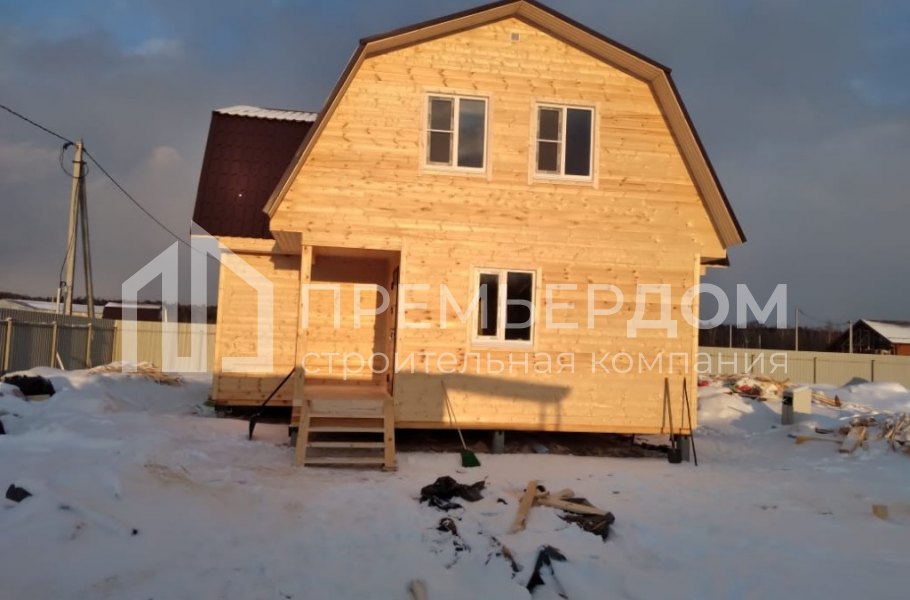 Фото со стройплощадок - Дом по проекту К-123