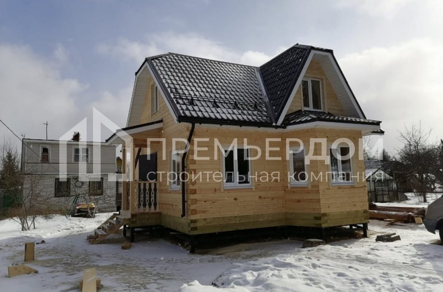 Фото со стройплощадок - Дом по проекту Д-12