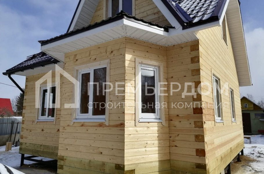 Фото со стройплощадок - Дом по проекту Д-12