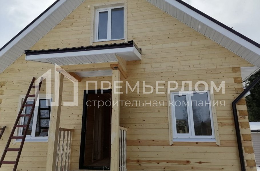 Фото со стройплощадок - Дом по проекту Д-12