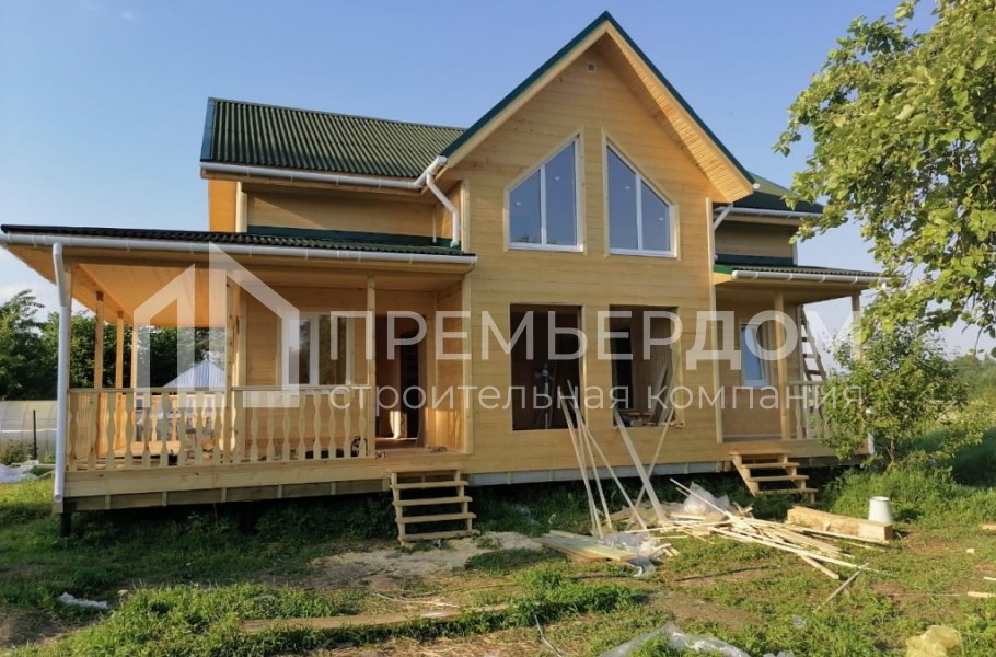 Фото со стройплощадок - Дом по проекту К-22