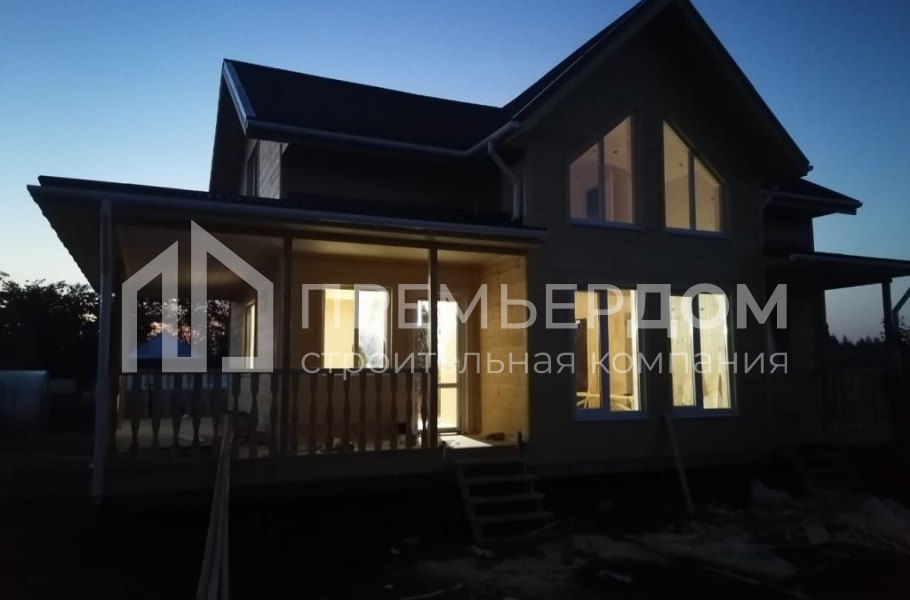 Фото со стройплощадок - Дом по проекту К-22