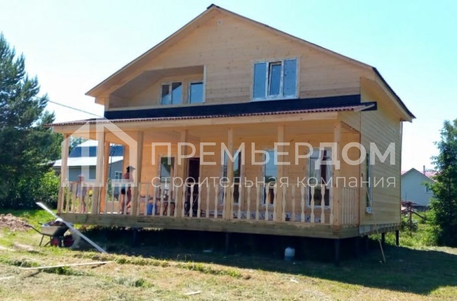 Фото со стройплощадок - Дом по проекту К-30