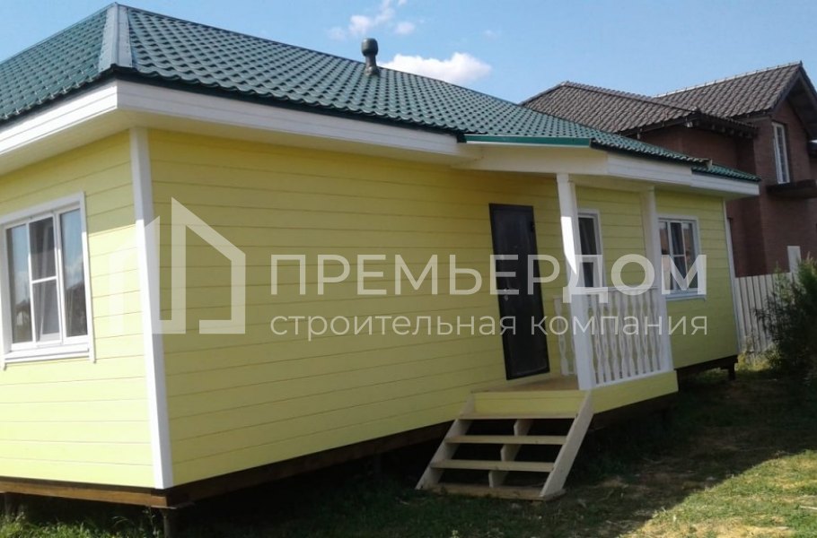 Фото со стройплощадок - Каркасный дом 10х12 м.