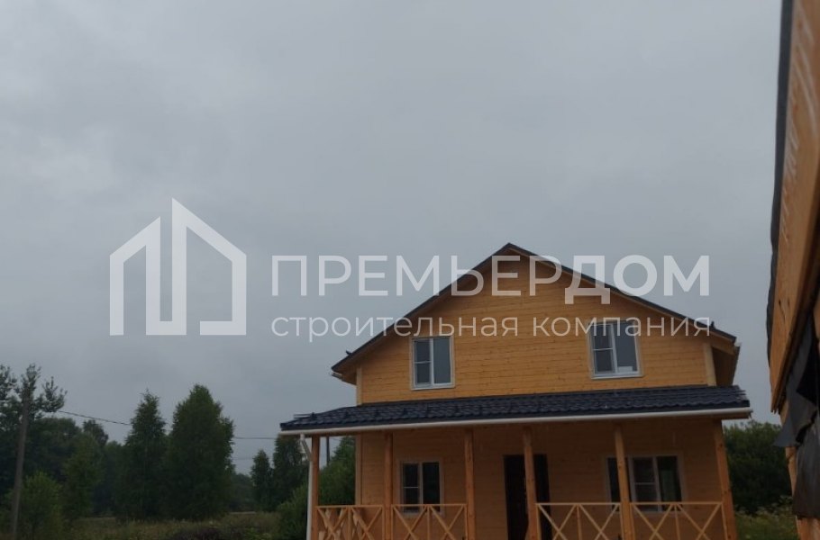 Фото со стройплощадок - Каркасный дом 8х8.5 м.