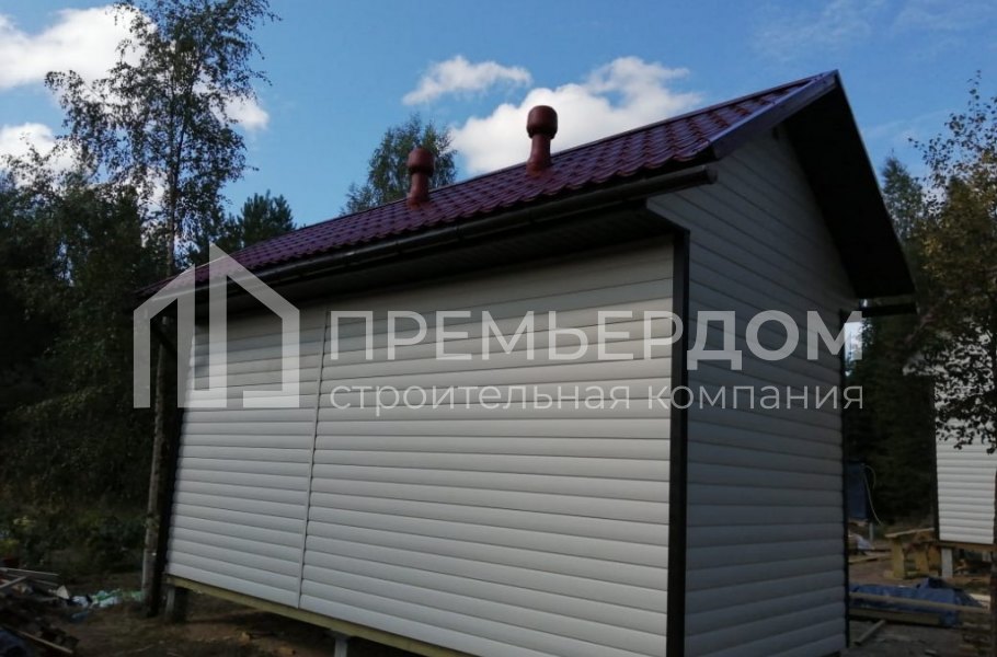 Фото со стройплощадок - Дом по проекту К-116 и баня