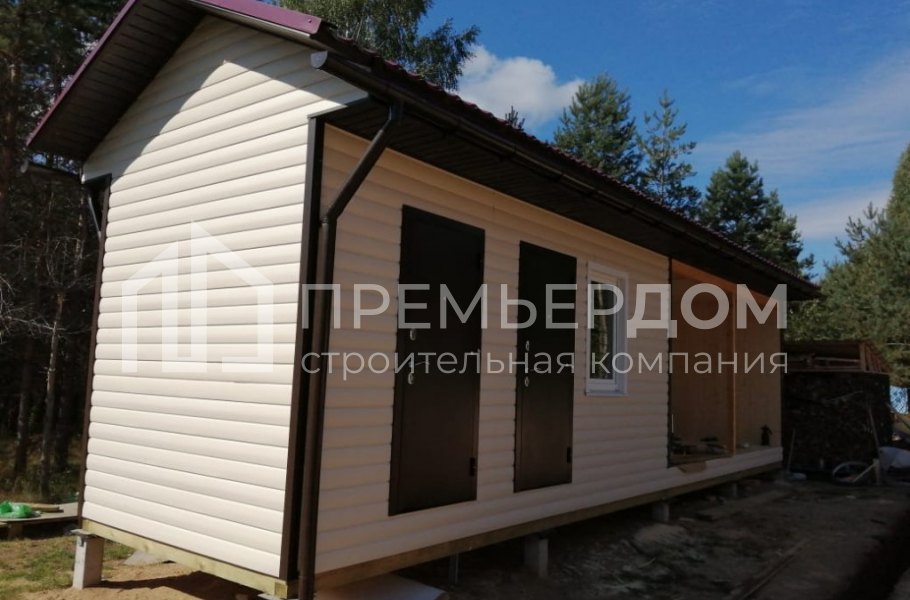 Фото со стройплощадок - Дом по проекту К-116 и баня