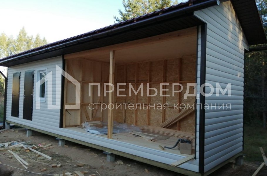 Фото со стройплощадок - Дом по проекту К-116 и баня