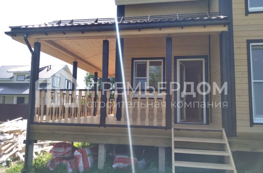 Фото со стройплощадок - Дом по проекту К-22