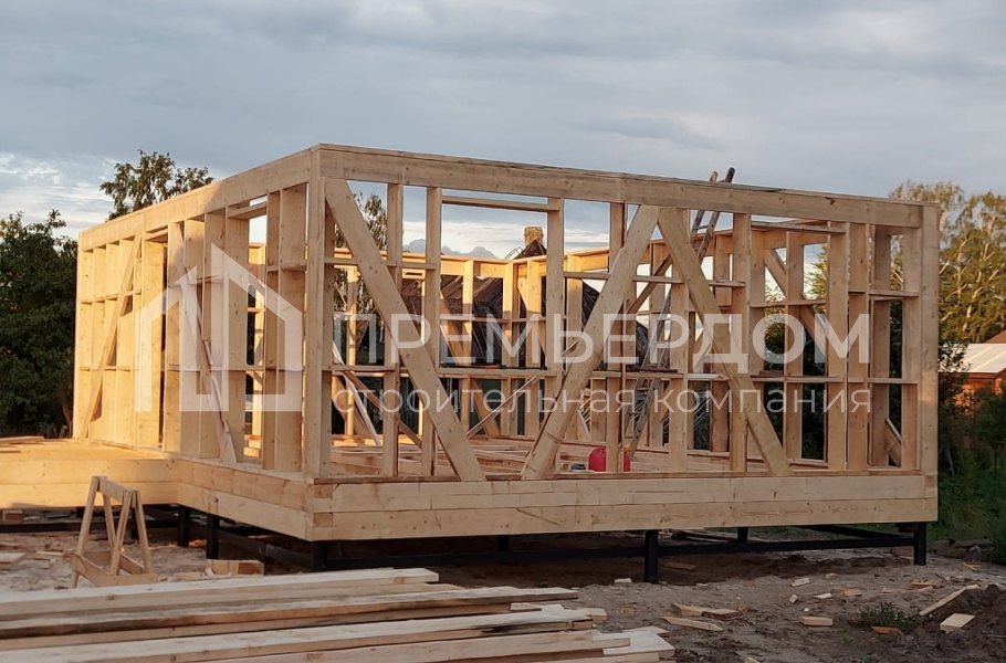 Фото со стройплощадок - Дом по проекту К-71