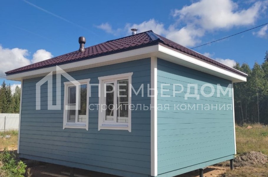 Фото со стройплощадок - Баня по проекту БК-7