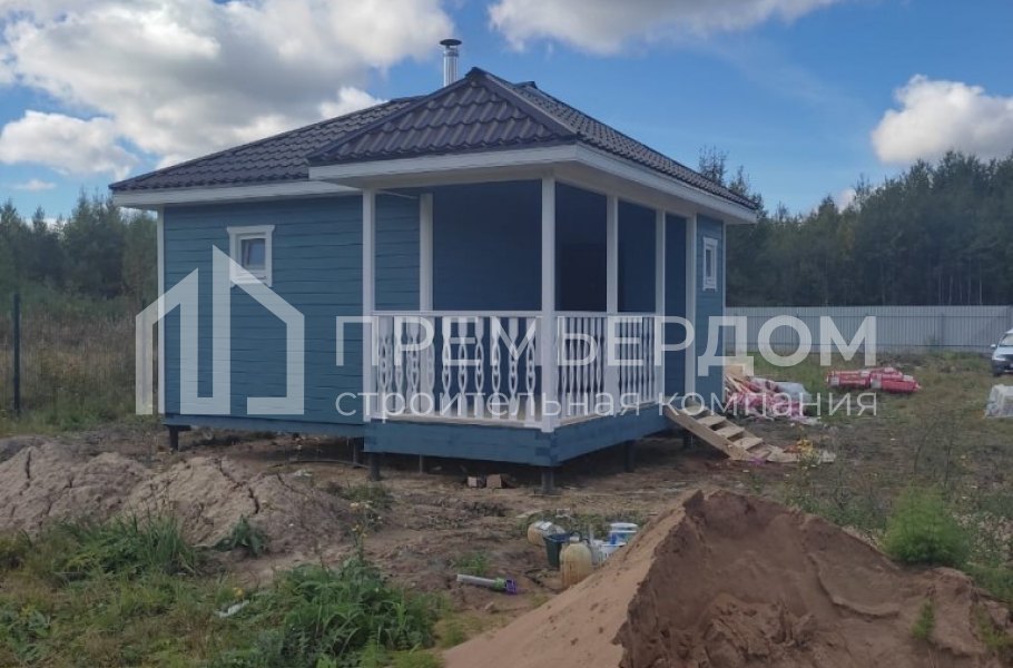 Фото со стройплощадок - Баня по проекту БК-7