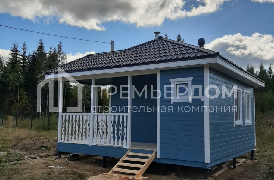 Фото со стройплощадок - Баня по проекту БК-7