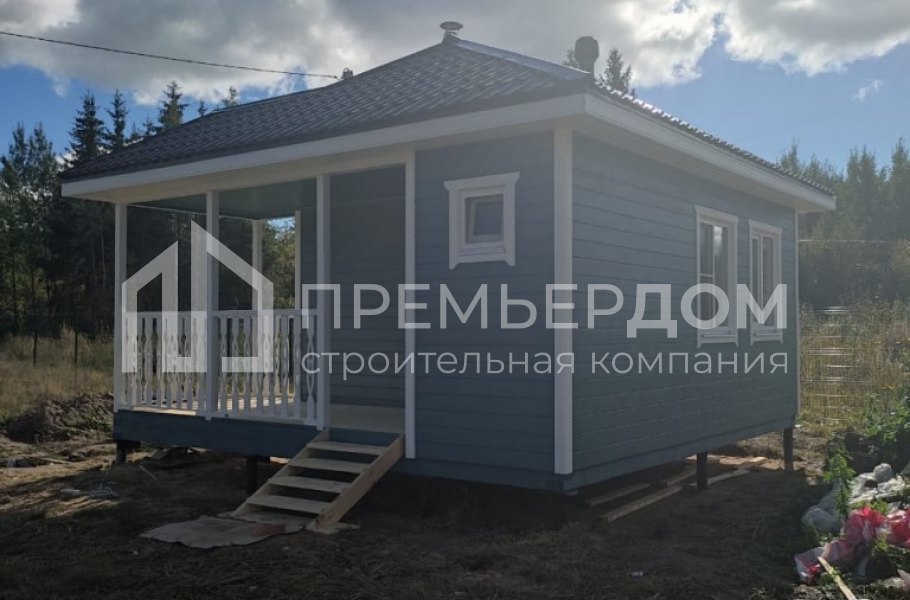 Фото со стройплощадок - Баня по проекту БК-7