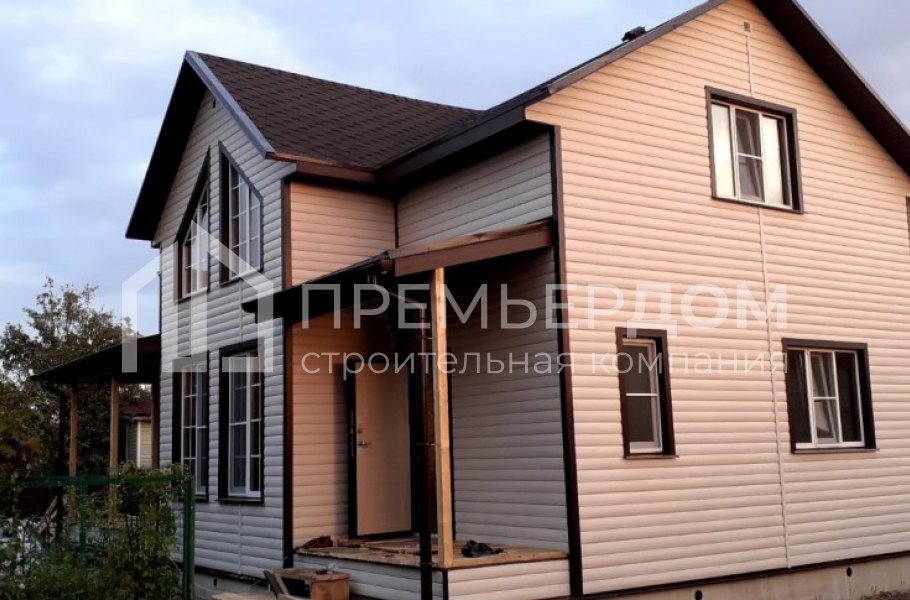 Фото со стройплощадок - Дом по проекту К-22