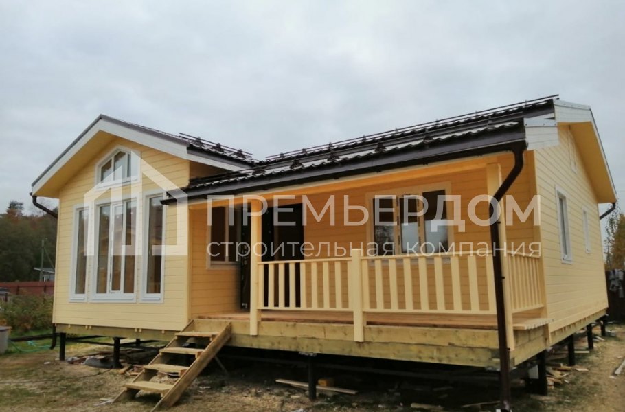 Фото со стройплощадок - Каркасный дом 10×10 м.