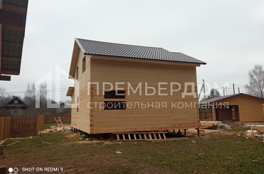 Фото со стройплощадок - Дом по проекту Д-88